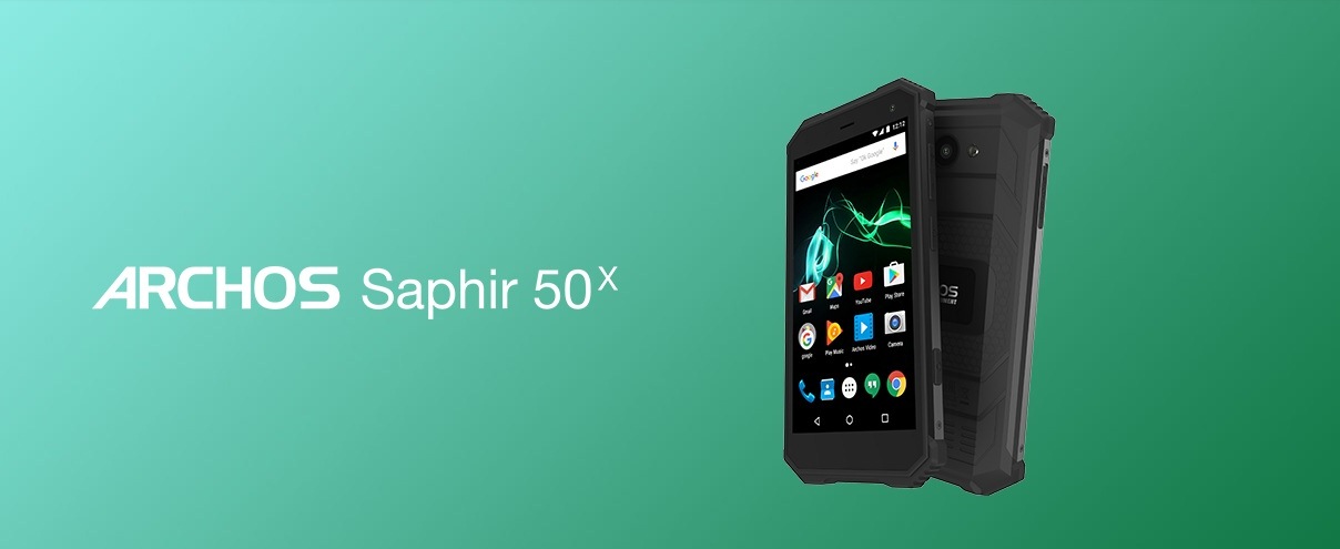 Archos Saphir 50X – новый защищенный смартфон с емким аккумулятором Archos Saphir 50X – новый защищенный смартфон с емким аккумулятором